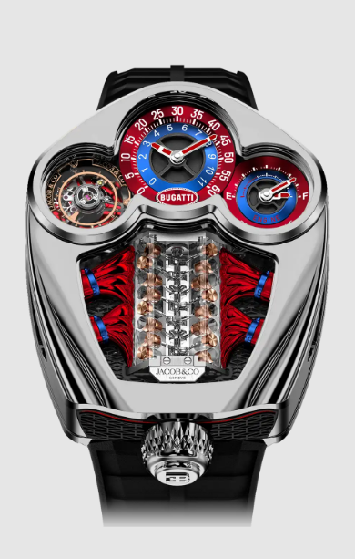 (image for) Jacob & Co. bugatti tourbillon POLISHED TITANIUM BU300.20.AA.AA.A Replica Watch